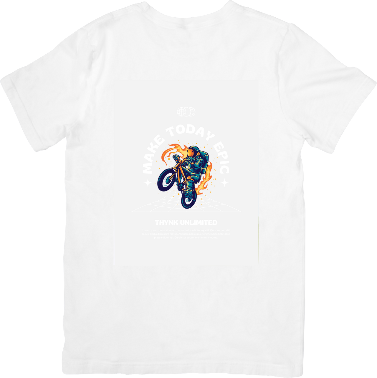 Make Today Epic Motocross T-Shirt | Retro Dirt Bike Rider Graphic Tee | Motorcycle Lover Gift