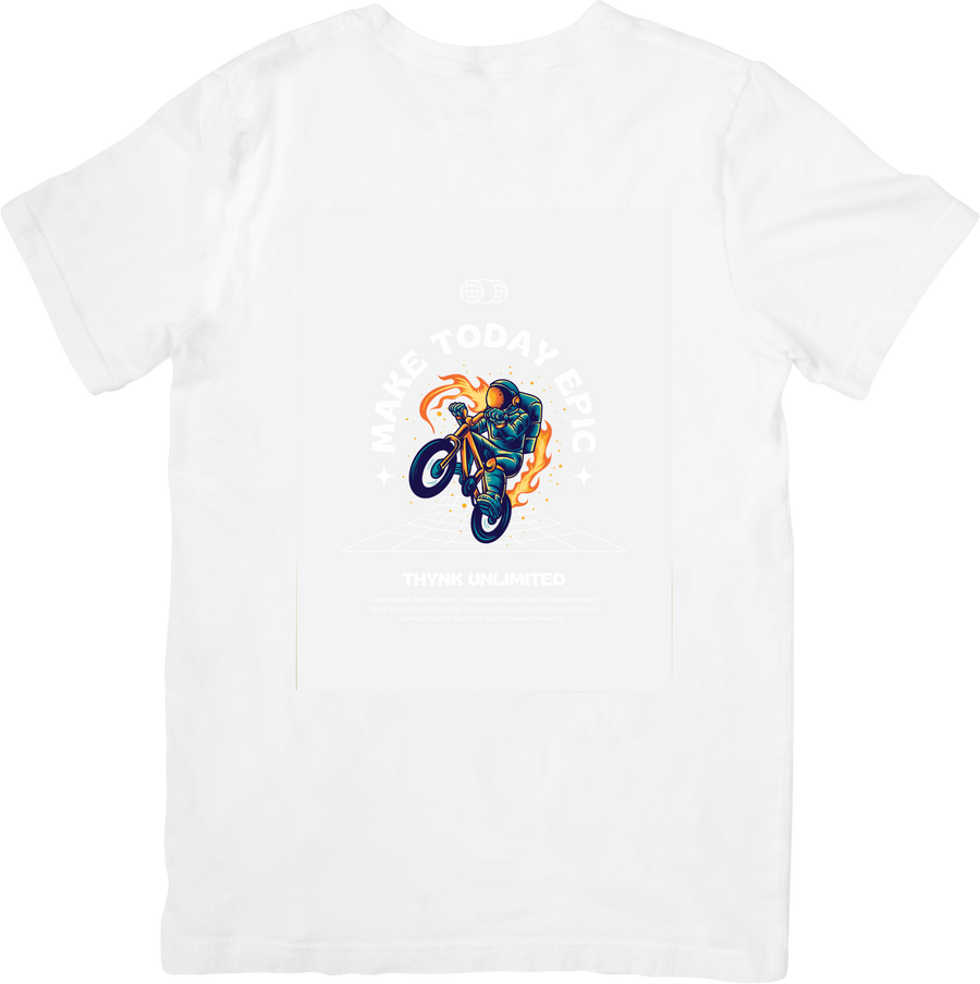 Make Today Epic Motocross T-Shirt | Retro Dirt Bike Rider Graphic Tee | Motorcycle Lover Gift