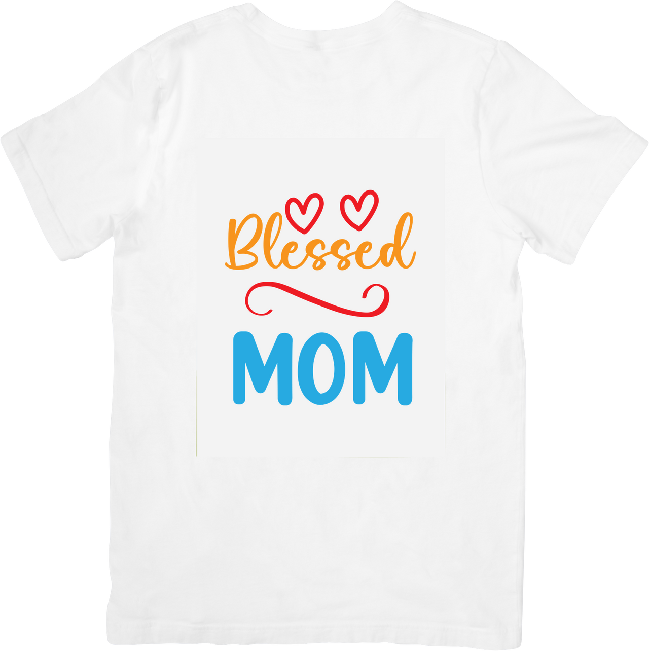 Blessed Mom T-Shirt | Christian Inspirational Graphic Tee | Mother's Day Gift